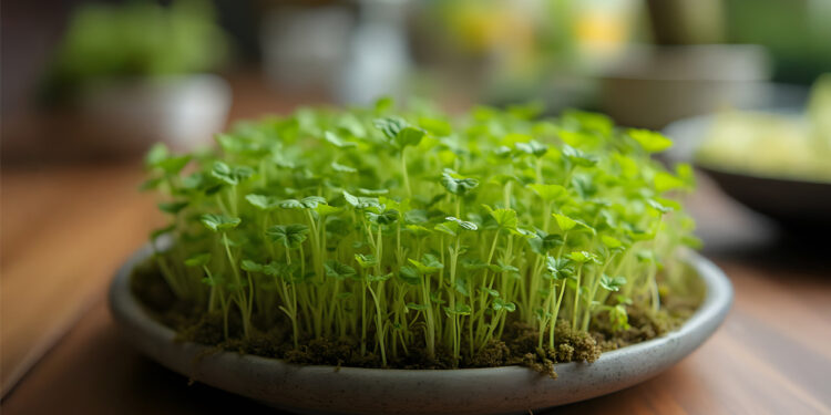 Zonnebloem microgroenten